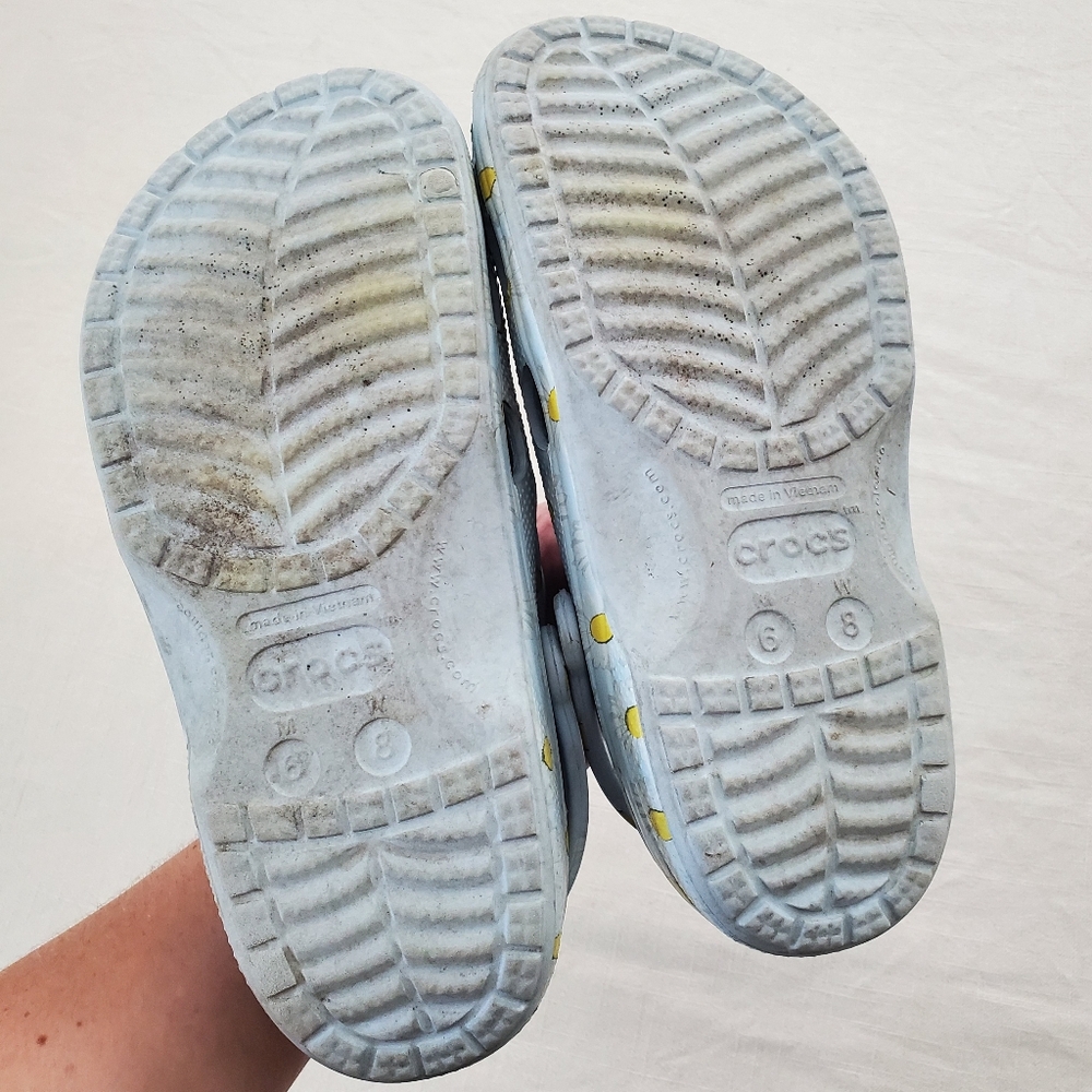 Crocs daisy blue women's 8 men's 6 - Picture 9 of 9